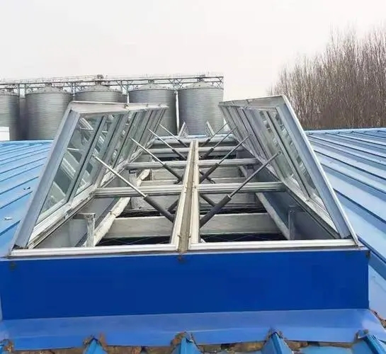 定西市避风型天窗圆拱侧开式天窗 - 方案